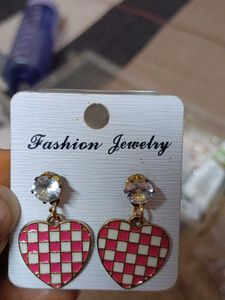 Heart Drop Earrings