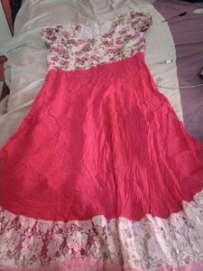 Floral & Lace Dress(Kurti)