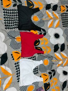 Crop Tank Tops - Set of 3