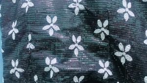 Sequined Floral Blouse