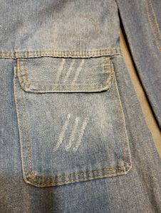 Denim Dress with Patches