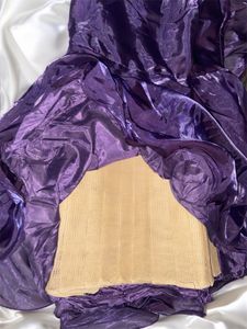 Lavender Fish Cut Lehenga