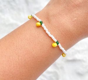 Fruits Beaded Bracelet 🍇 🍋 🍒