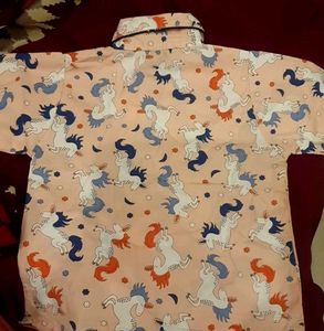 Unicorn Pajama Set and Panda Night Dress For 1/2 Y