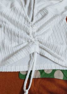 M Size Woollen Crop Top For Girls....