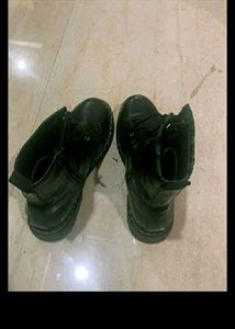 Black Stylish Boots For  Men