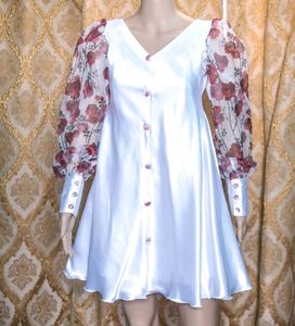 Pretty Fairycore satin dress 🌼🧚🏻‍♀️✨🎀