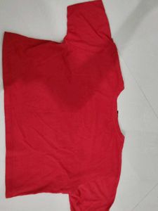 Red Good Mood Graphic Tee