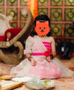Girls' Pink Ethnic Dress 4, 5, 6 Year Old Can Wear