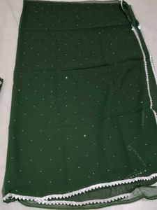 Green Embellished Suit Set