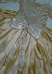 Butterfly Gown With Laggie &amp; Dupatta