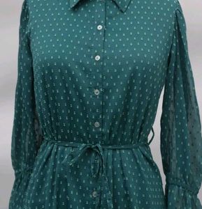 Green Polka Dot Shirt