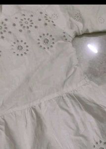 White Embroidered Dress