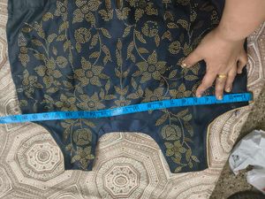 Elegant Contrast Lehenga Choli Set in xl size