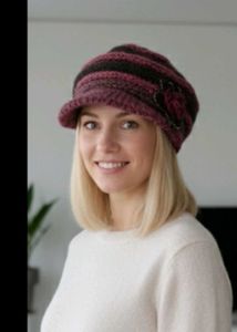 sale🎊🎆🎄🎉Stylish Striped Visor Beanie