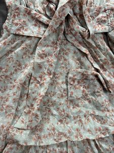 Floral Print Tiered Dress