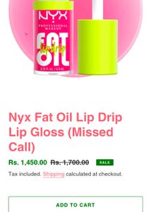 Nyx Lip Oils.