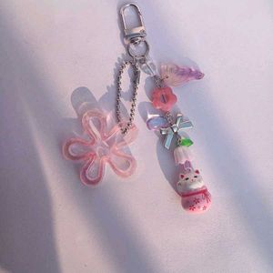 maneki neko  Cat Keychain Charm