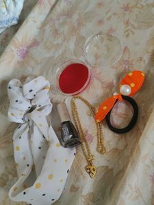 rubber band nail polish chain