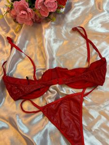 Red Lingerie Set