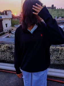 Y2k Polo Sweatshirt