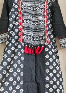 Black Kurta From Pantaloons
