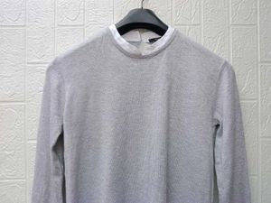 New With Tag Korean Gray Long Sleeve Top