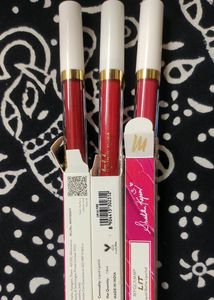 Pack Of 3 All In 199 -Myglamm Red Liquid Lipstick