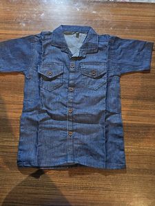 Cute Denim Shirt Size 1-6