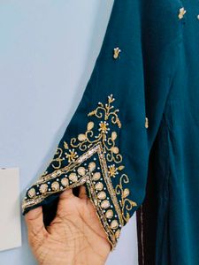 Hand Worked Top Bottom Dupatta