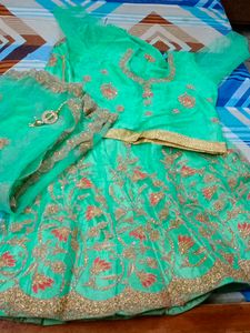 This Is So Beautiful Lhenga Choli With Dupatta .
