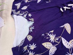 Floral Embroidered Cardigan Dress