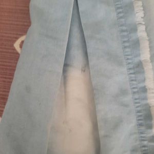 Girls Denim Color Shrug