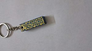 I Letter Resin Keychain