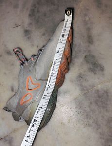 Boys Nike Grey And Orange Shoes