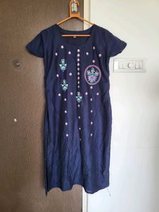 Beautiful Nevy Blue Kurti