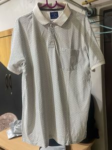 Patterned Polo Shirt