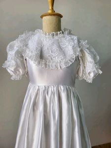 Girls White Special Occasion Dress