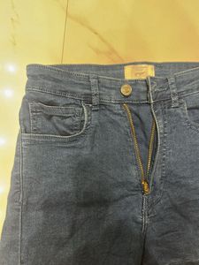 Denim High-Waisted Shorts