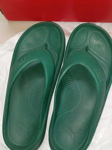 Puma Green Flip Flops Slippers