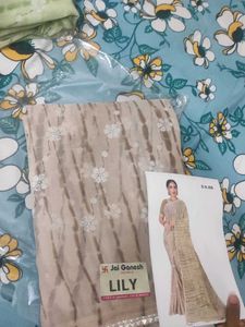 Elegant Green Saree (3 Piece Available)