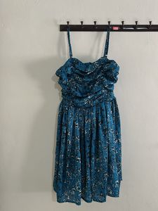 Blue Floral Dress