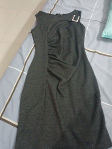 Gray Sheath Dress