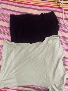 combo of 2 tops..one crop and other okish lengt