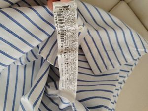 Zara Blue Striped Shirt
