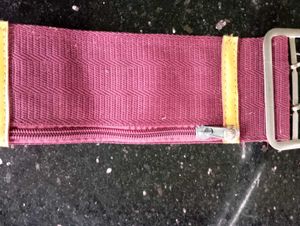 Vintage Burgundy Belt