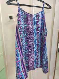 Tailored Top - Purple &amp; Blue