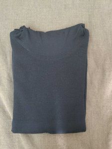 Blue High Neck for Mild Winter