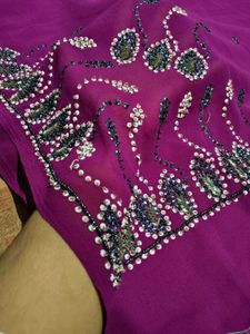 hand work heavy saree...
