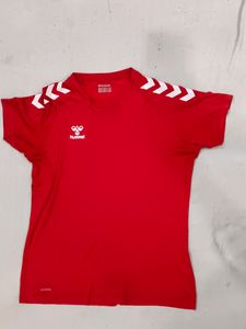 Red T Shirt Stretchable Material